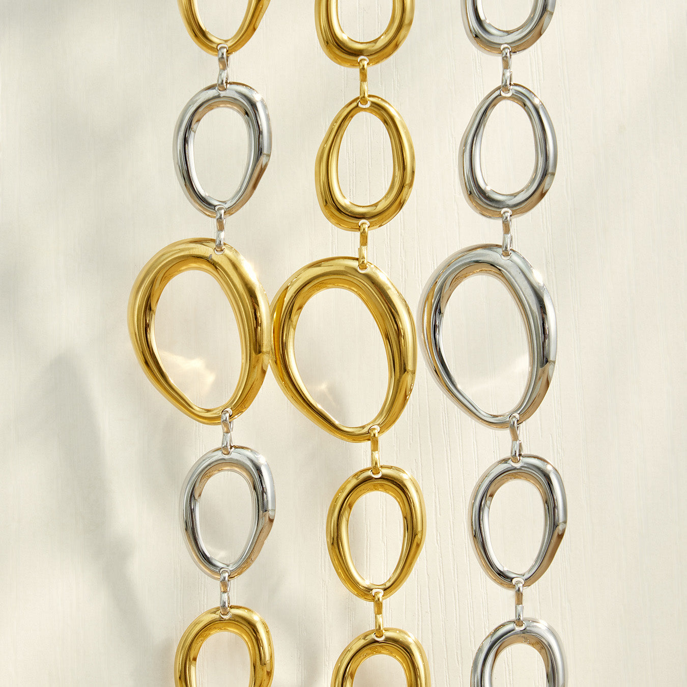 316L Stainless Steel 18K PVD Gold Geometric Chain Bracelet made with 316L stainless steel and 18K PVD gold finish for wholesale jewelry buyers - image 15