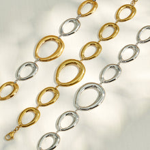 316L Stainless Steel 18K PVD Gold Geometric Chain Bracelet made with 316L stainless steel and 18K PVD gold finish for wholesale jewelry buyers - image 17