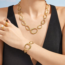 316L Stainless Steel 18K PVD Gold Geometric Chain Bracelet made with 316L stainless steel and 18K PVD gold finish for wholesale jewelry buyers - image 26