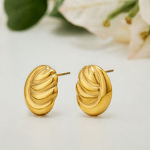 316L Stainless Steel 18K PVD Gold Geometric Earrings made with 316L stainless steel and 18K PVD gold finish for wholesale jewelry buyers - image 7