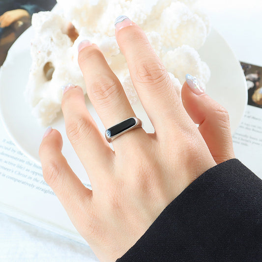 316L Stainless Steel 18K PVD Gold Geometric Element Ring made with 316L stainless steel and 18K PVD gold finish for wholesale jewelry buyers - image 3