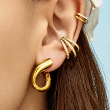 316L Stainless Steel 18K PVD Gold Geometric Hollow Waterdrop Earrings made with 316L stainless steel and 18K PVD gold finish for wholesale jewelry buyers - image 10
