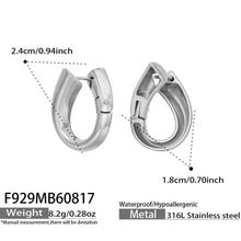 An elegant display of Geometric Hollow Waterdrop Gold Color Earrings