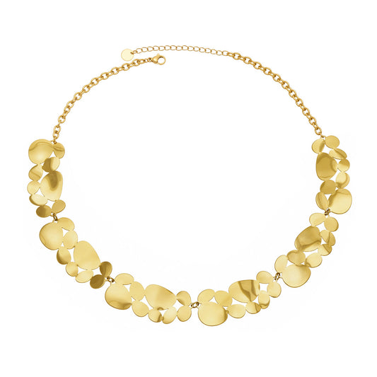 Close-up of Geometric Design on Necklace