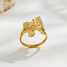 316L Stainless Steel 18K PVD Gold Geometric Ring Set made with 316L stainless steel and 18K PVD gold finish for wholesale jewelry buyers - image 12