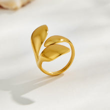 316L Stainless Steel 18K PVD Gold Geometric Ring Set made with 316L stainless steel and 18K PVD gold finish for wholesale jewelry buyers - image 14