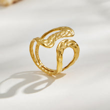 316L Stainless Steel 18K PVD Gold Geometric Ring Set made with 316L stainless steel and 18K PVD gold finish for wholesale jewelry buyers - image 15