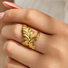 316L Stainless Steel 18K PVD Gold Geometric Ring Set made with 316L stainless steel and 18K PVD gold finish for wholesale jewelry buyers - image 23