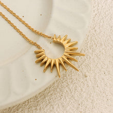 316L Stainless Steel 18K PVD Gold Geometric Pendant Necklace made with 316L stainless steel and 18K PVD gold finish for wholesale jewelry buyers - image 4