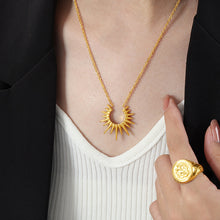 316L Stainless Steel 18K PVD Gold Geometric Pendant Necklace made with 316L stainless steel and 18K PVD gold finish for wholesale jewelry buyers - image 7