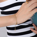 E294Gold Bracelet15+5cm; / Default