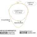 Double-Layer Faux Pearl Necklace – 45 cm + 5 cm Extender