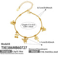 Multi-Charm Butterfly / Charm Bracelet / 18K Gold Plated