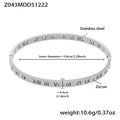 Z043 Narrow Silver Bracelet