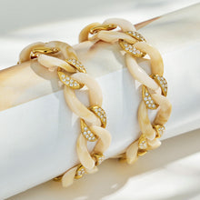 316L Stainless Steel 18K PVD Gold Gradient Resin Bracelet made with 316L stainless steel and 18K PVD gold finish for wholesale jewelry buyers - image 12
