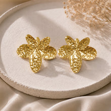 Elegant 18K PVD gold plated earrings for women