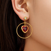 316L Stainless Steel 18K PVD Gold Heart Earring made with 316L stainless steel and 18K PVD gold finish for wholesale jewelry buyers - image 13
