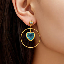 316L Stainless Steel 18K PVD Gold Heart Earring made with 316L stainless steel and 18K PVD gold finish for wholesale jewelry buyers - image 14