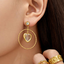 316L Stainless Steel 18K PVD Gold Heart Earring made with 316L stainless steel and 18K PVD gold finish for wholesale jewelry buyers - image 15