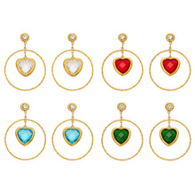 316L Stainless Steel 18K PVD Gold Heart Earring made with 316L stainless steel and 18K PVD gold finish for wholesale jewelry buyers - image 5