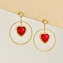316L Stainless Steel 18K PVD Gold Heart Earring made with 316L stainless steel and 18K PVD gold finish for wholesale jewelry buyers - image 6
