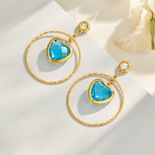 316L Stainless Steel 18K PVD Gold Heart Earring made with 316L stainless steel and 18K PVD gold finish for wholesale jewelry buyers - image 8