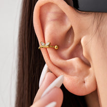 316L Stainless Steel 18K PVD Gold Heart Zircon Clip Earrings made with 316L stainless steel and 18K PVD gold finish for wholesale jewelry buyers - image 14