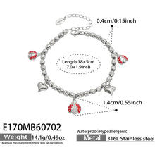 Close-up of zircon detail on insect pendant bracelet