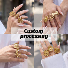 Custom Statement Rings Manufacturing – Private Label Logo & Premium Packaging Support (OEM/ODM)