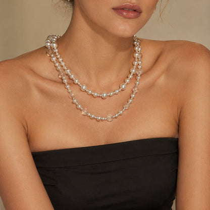 316L Stainless Steel 18K PVD Gold Irregular Pearl Necklace made with 316L stainless steel and 18K PVD gold finish for wholesale jewelry buyers - image 13