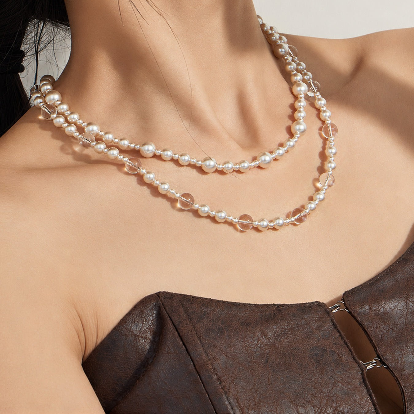 316L Stainless Steel 18K PVD Gold Irregular Pearl Necklace made with 316L stainless steel and 18K PVD gold finish for wholesale jewelry buyers - image 15