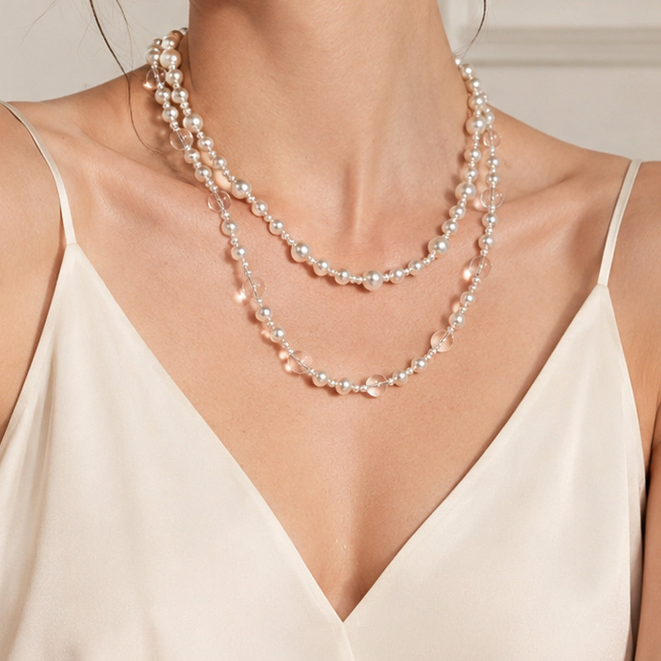 316L Stainless Steel 18K PVD Gold Irregular Pearl Necklace made with 316L stainless steel and 18K PVD gold finish for wholesale jewelry buyers - image 4