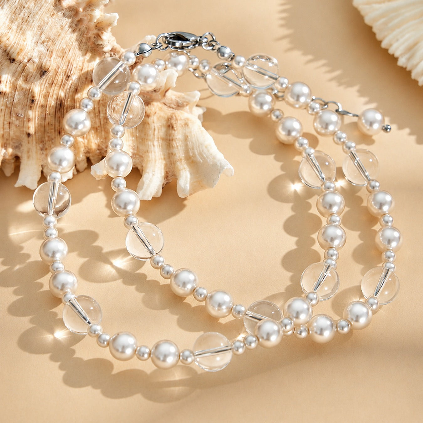 316L Stainless Steel 18K PVD Gold Irregular Pearl Necklace made with 316L stainless steel and 18K PVD gold finish for wholesale jewelry buyers - image 6
