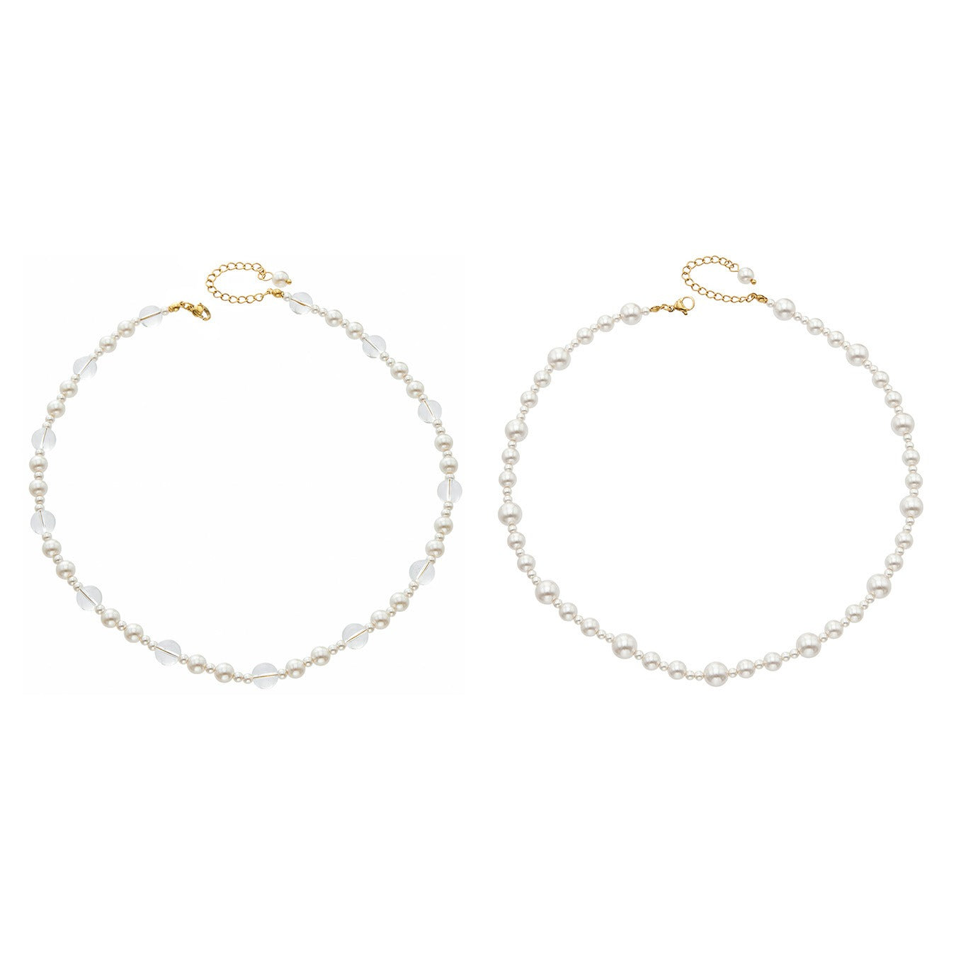 316L Stainless Steel 18K PVD Gold Irregular Pearl Necklace made with 316L stainless steel and 18K PVD gold finish for wholesale jewelry buyers - image 7
