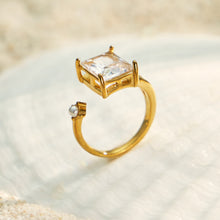 316L Stainless Steel 18K PVD Gold Irregular Ring Set made with 316L stainless steel and 18K PVD gold finish for wholesale jewelry buyers - image 6