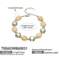 TXE603 – Bracelet / Ivory Resin Steel / 19+5 cm