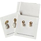 White Jewelry Display Cards | Wholesale Packaging Cards