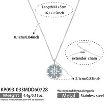 KP093-033 geometric starburst pendant necklace size and product detail guide