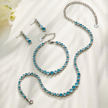 Layered zircon necklace styling