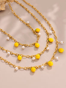 Freshwater Pearl Shell Charm Anklet & Bracelet Set– Summer Coastal Jewelry