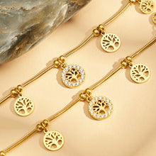316L Stainless Steel 18K PVD Gold Life Tree Bracelet made with 316L stainless steel and 18K PVD gold finish for wholesale jewelry buyers - image 11