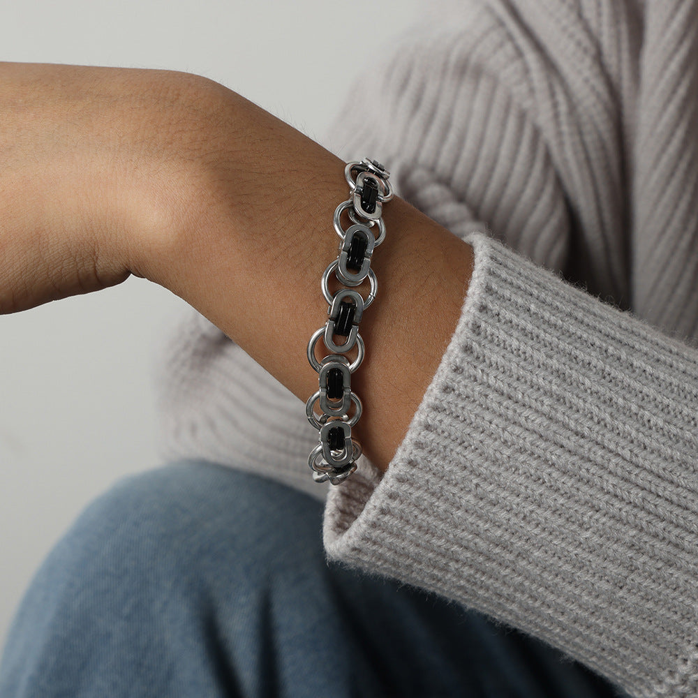316L Stainless Steel Men’s Heavy Chain Bracelet and Necklace Collection