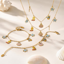316L Stainless Steel 18K PVD Gold Mermaid Collection Necklace made with 316L stainless steel and 18K PVD gold finish for wholesale jewelry buyers - image 5