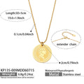 Vintage Portrait Medallion – Gold / 5cm