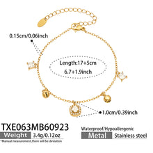 316L Stainless Steel 18K PVD Gold Zircon Chain Bracelet made with 316L stainless steel and 18K PVD gold finish for wholesale jewelry buyers - image 17