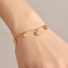 316L Stainless Steel 18K PVD Gold Zircon Chain Bracelet made with 316L stainless steel and 18K PVD gold finish for wholesale jewelry buyers - image 6