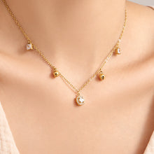 316L Stainless Steel 18K PVD Gold Zircon Chain Bracelet made with 316L stainless steel and 18K PVD gold finish for wholesale jewelry buyers - image 9
