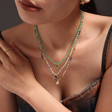 316L Stainless Steel 18K PVD Gold Multicolor Droplet Pendant Necklace made with 316L stainless steel and 18K PVD gold finish for wholesale jewelry buyers - image 16