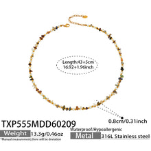 Multicolor natural stone bracelet dimensions, clasp details and adjustable length guide