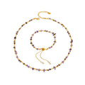 Natural Stone & Freshwater Pearl Necklace and Bracelet Collection